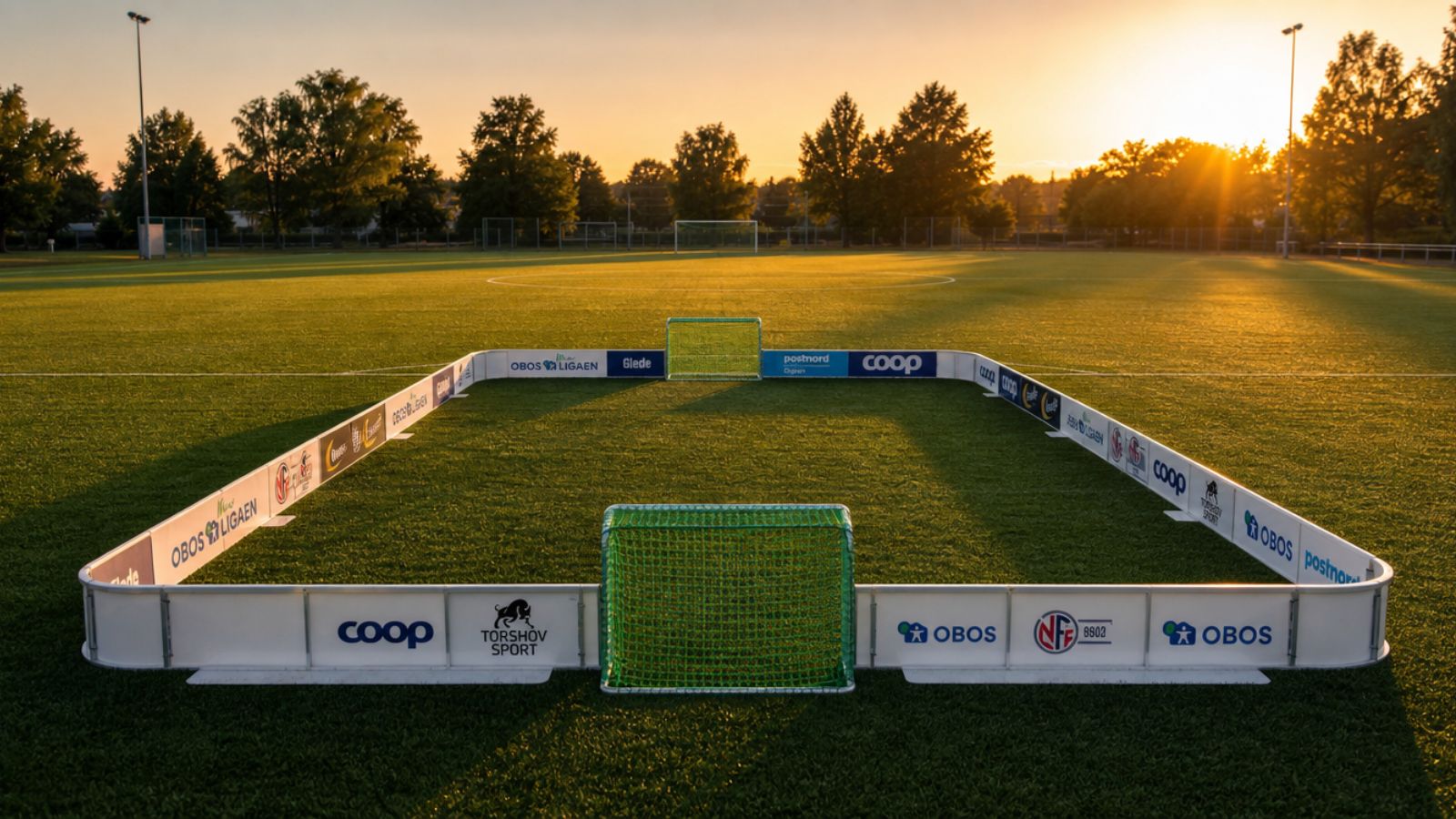 Mini-Fußballarena – mobile Arena für Events & Turniere